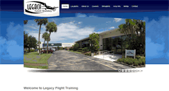 Desktop Screenshot of legacyflighttraining.com